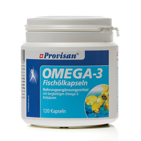 Provisan Omega-3-Fischölkapseln - 120 Kapseln