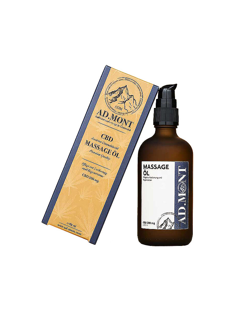 AD.MONT CBD Infused Massageöl 100ml keine Farbe