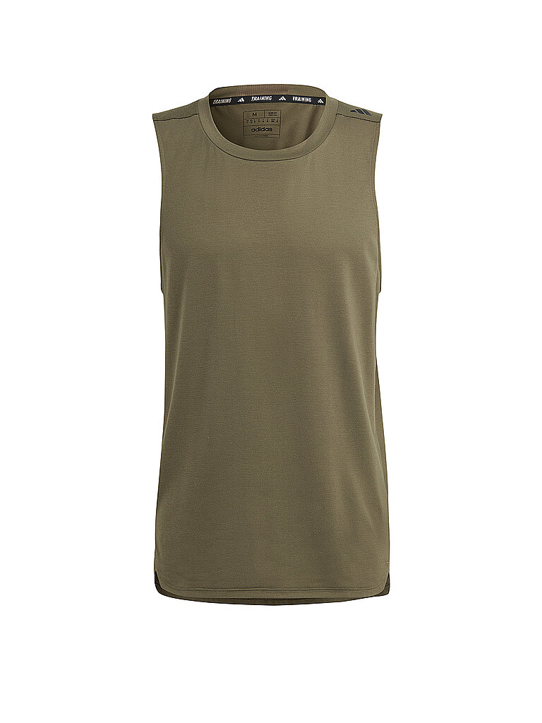 ADIDAS Herren Fitnesstank Designed for Training Workout olive | S