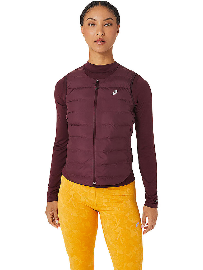 ASICS Damen Laufweste Runkoyo Padded Vest rot | L