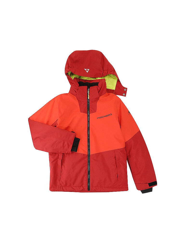FISCHER Kinder Skijacke Bansko JR rot | 128