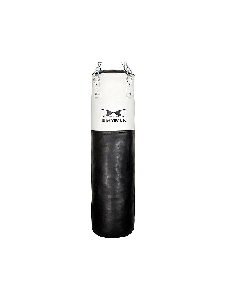 HAMMER Boxsack Premium White Kick 120cm weiß
