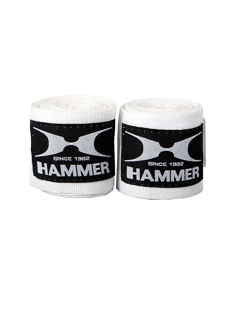 HAMMER Boxbandage Elastisch 3,5m weiß
