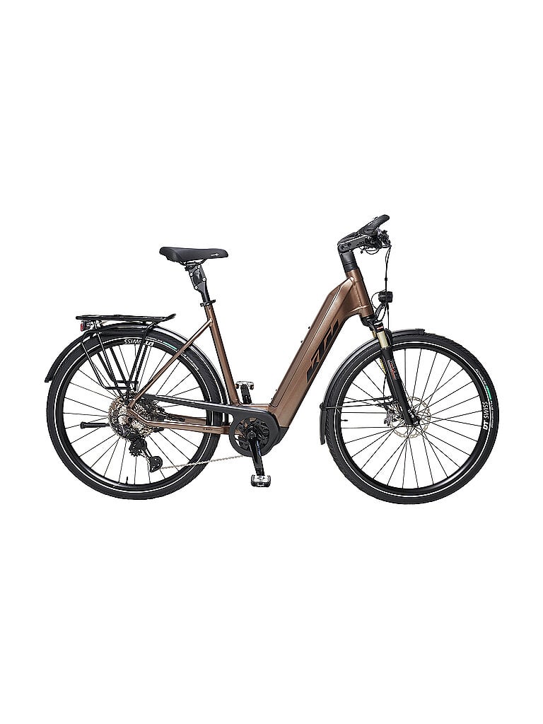 KTM Damen E-Trekkingbike 28 Macina Style 710 2022 (Tiefeinsteiger) braun | 56CM