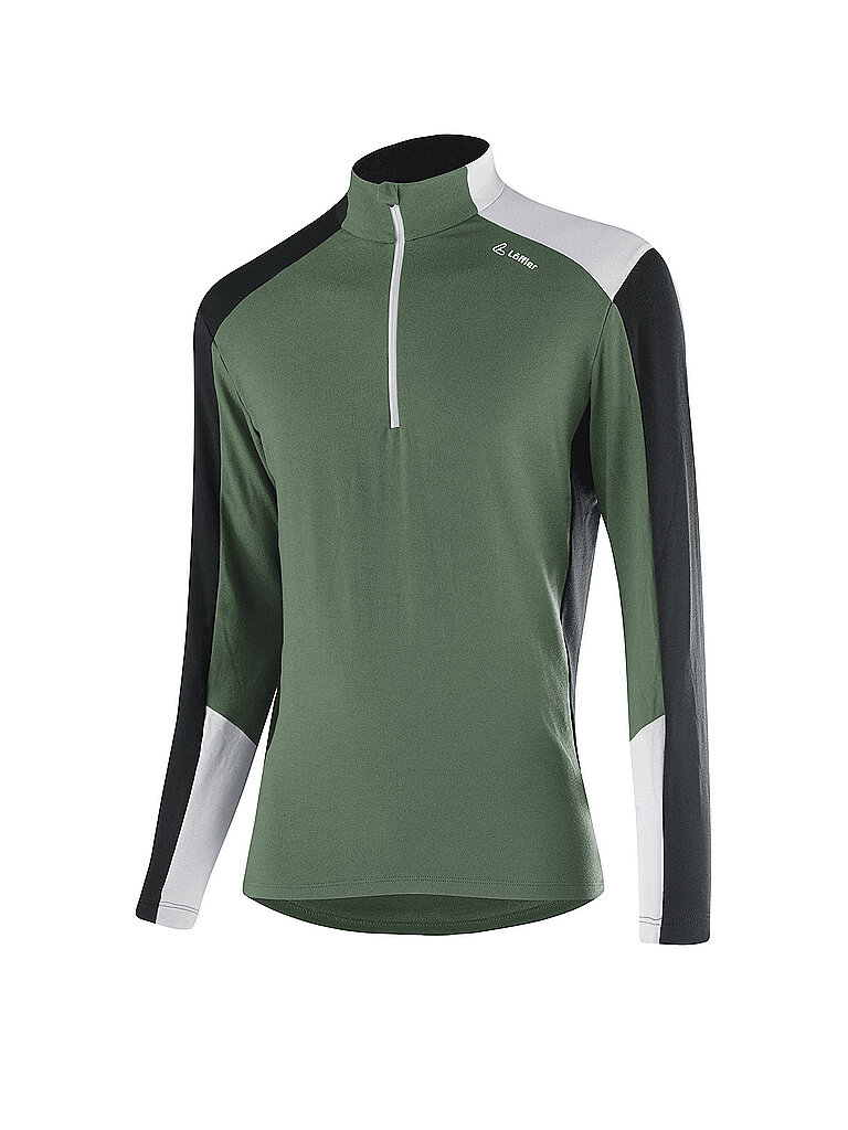 LÖFFLER Herren Unterzieh Zipshirt HARLEY TRANSTEX® olive | 50