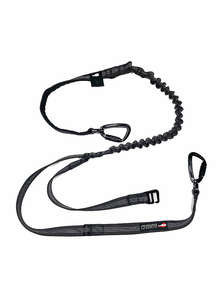 MAMO PET SPORTS Hundeleine Mamo Switch Leash Austria Edition schwarz | 150/2,5CM