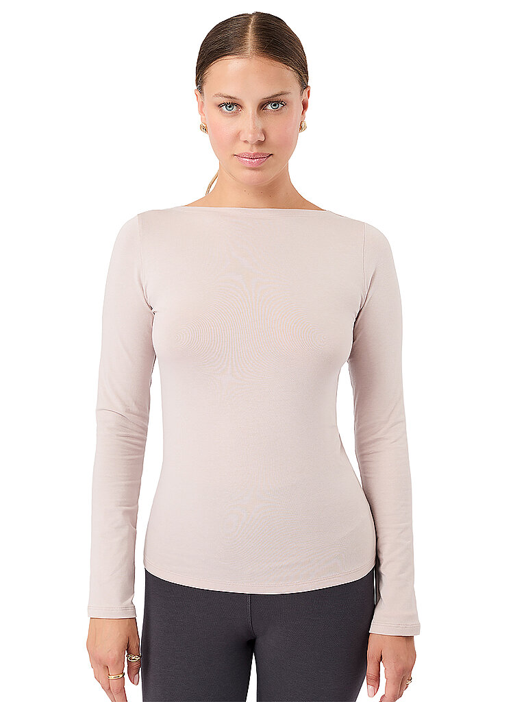 MANDALA Damen Yoga Shirt Basic creme | XL