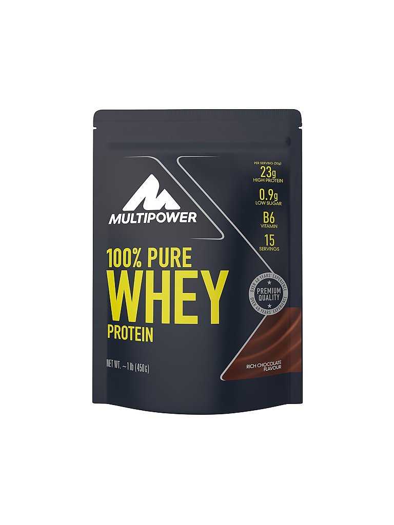 MULTIPOWER  Proteinpulver 100% Pure Whey Protein 450g Rich Chocolate keine Farbe
