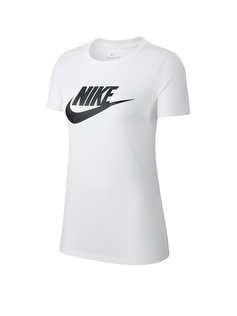 NIKE Damen T-Shirt Nike Sportswear Essential weiß | XS