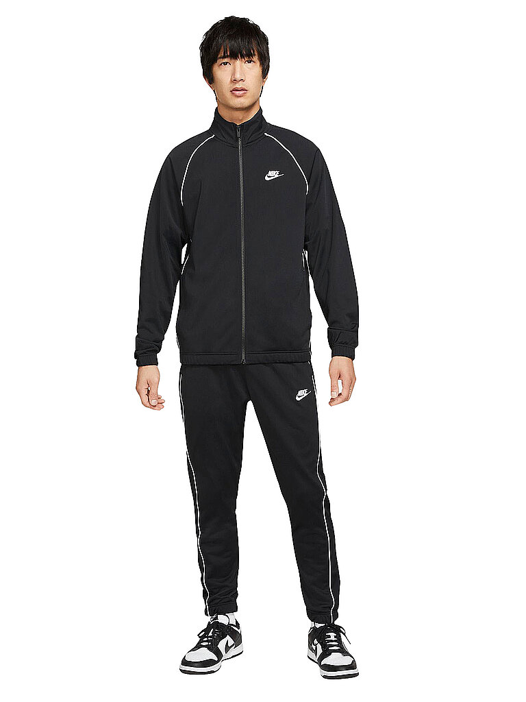 NIKE Herren Trainingsanzug Sportswear schwarz | S