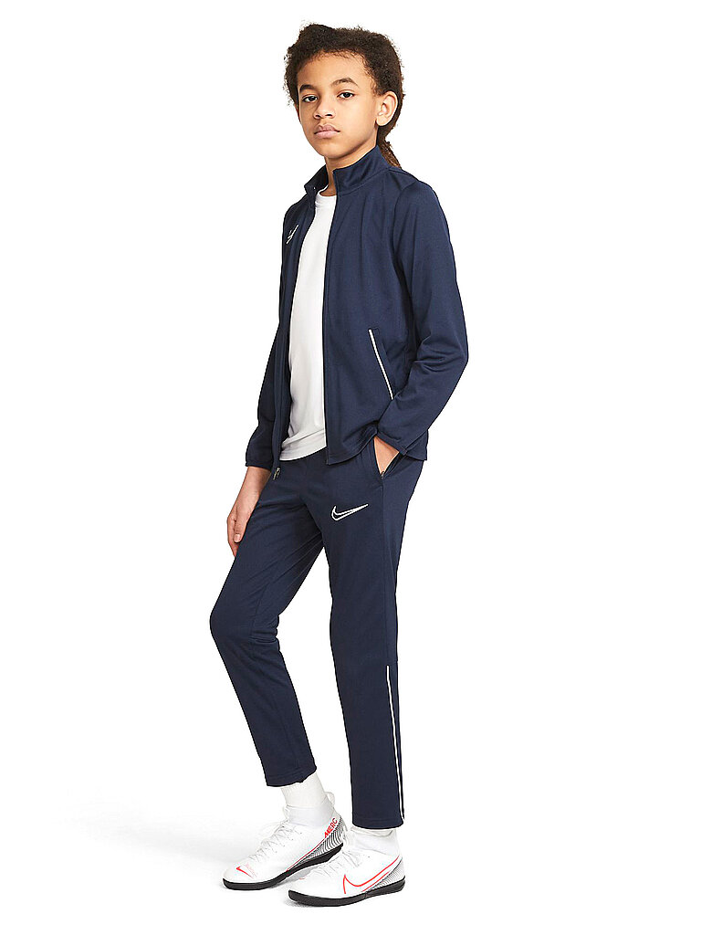 NIKE Jungen Trainingsanzug arcademy Dri-FIT blau | XS