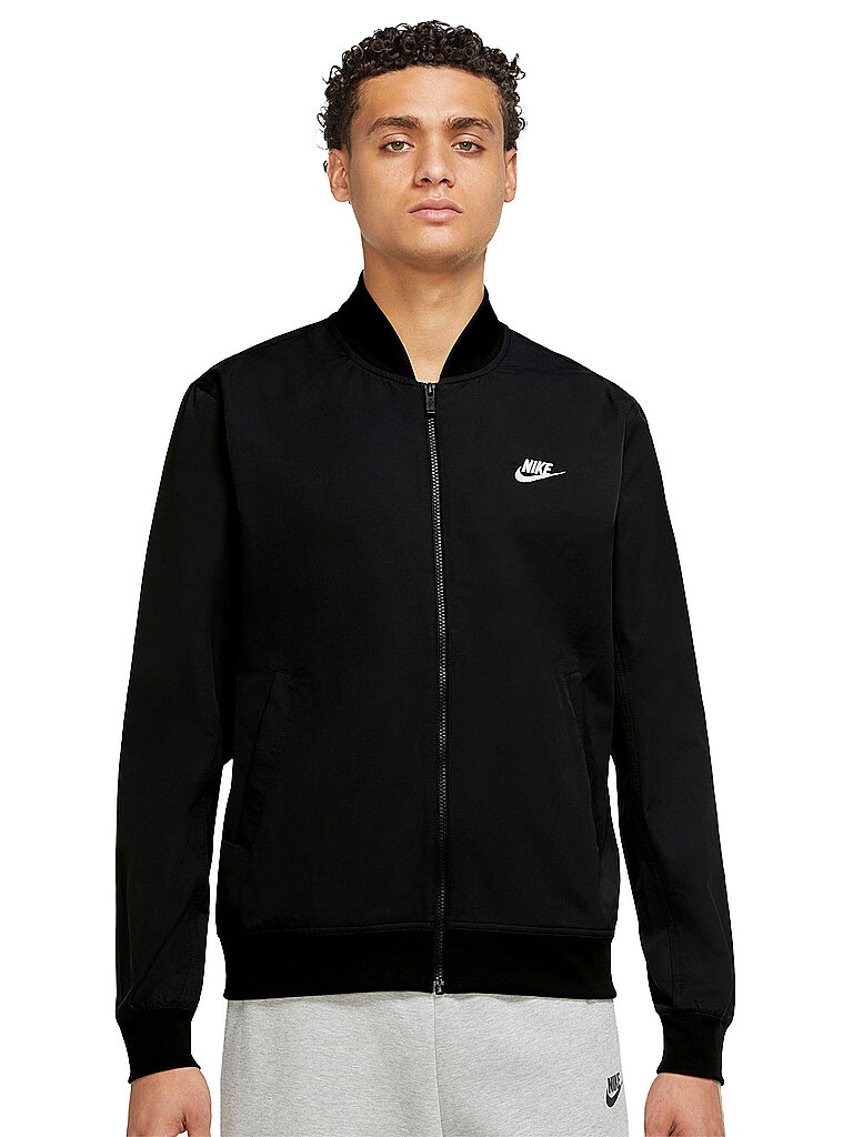 NIKE Herren Bomberjacke Nike Sportswear Sport Essentials schwarz | S