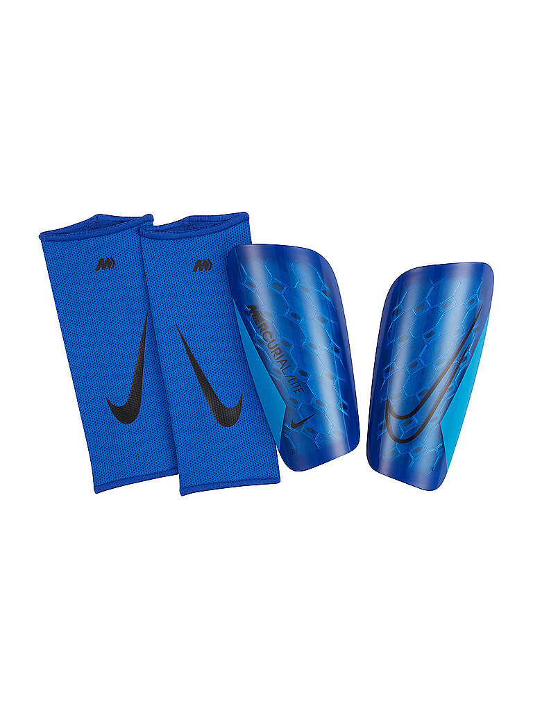 NIKE Fußball-Schienbeinschoner Mercurial Lite blau | XS