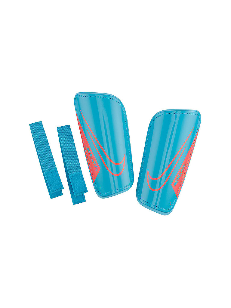 NIKE Fußball-Schienbeinschoner Mercurial Hardshell blau | XS