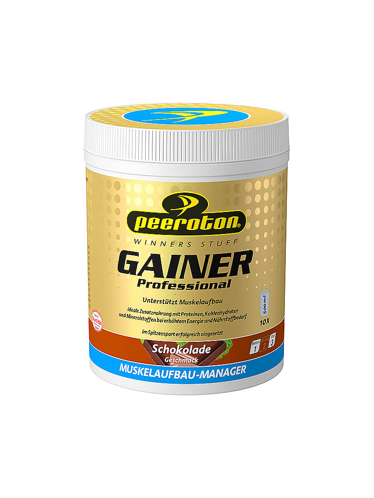 PEEROTON GAINER Professional myprotein Shake Schokolade 600g keine Farbe