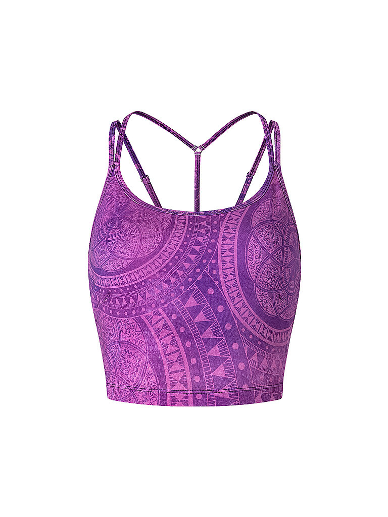 SPIRIT OF OM Damen Yoga Bra Mabu Bhati Spirit lila | L