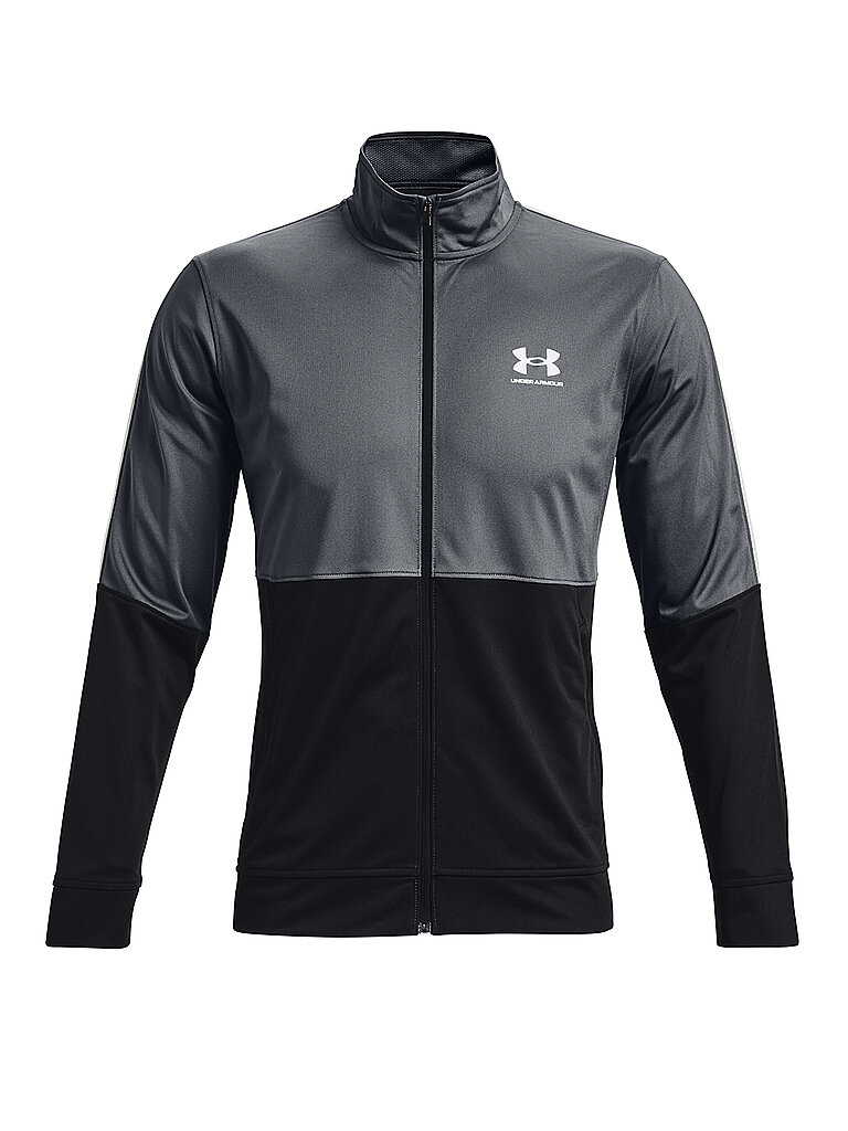 UNDER ARMOUR Herren Jacke UA Sportstyle Pique grau | S