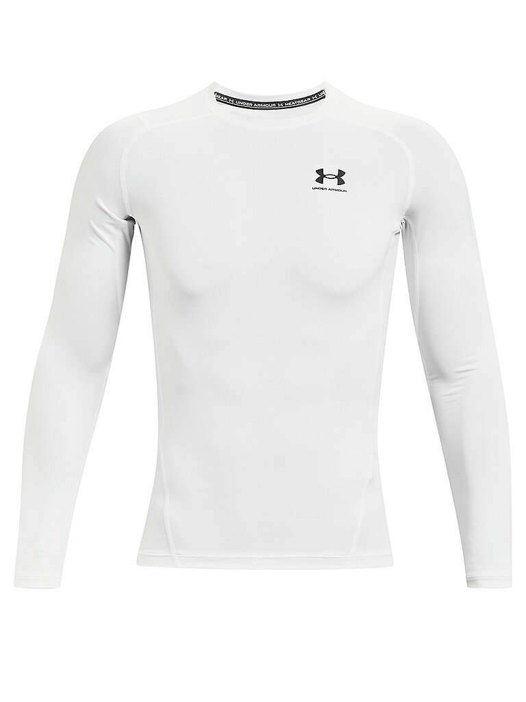 UNDER ARMOUR Herren Fitnessshirt HeatGear® Armour weiss | S
