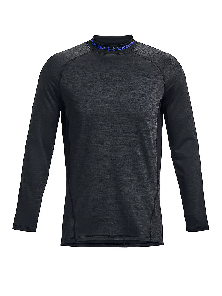 UNDER ARMOUR Herren Fitnessshirt ColdGear® Twist Mock schwarz | S