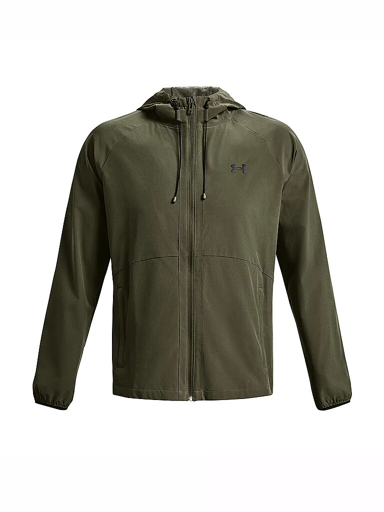 UNDER ARMOUR Herren Jacke UA Windbreaker aus Stretchgewebe olive | S