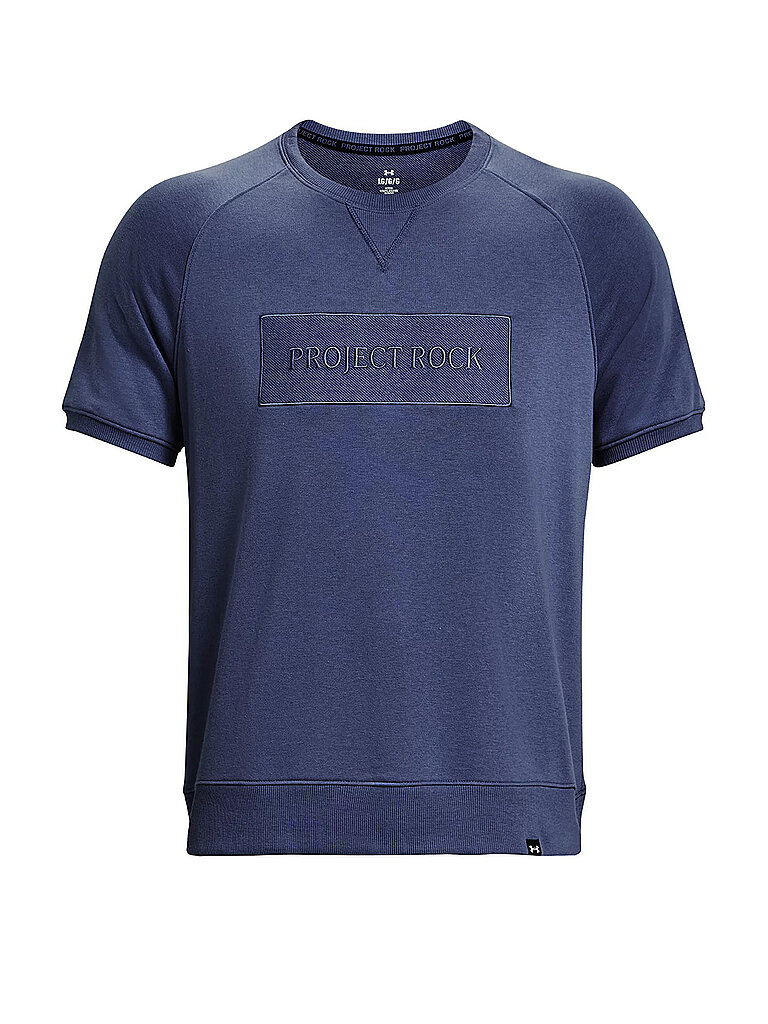 UNDER ARMOUR Herren T-Shirt Project Rock Terry Gym blau | S