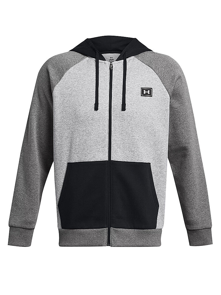 UNDER ARMOUR Herren Jacke UA Rival Fleece Colorblock  grau | M