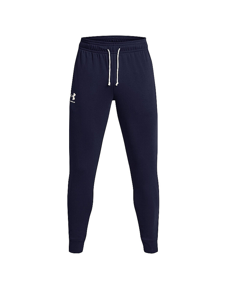UNDER ARMOUR Herren Jogginghose UA Rival Terry dunkelblau | S