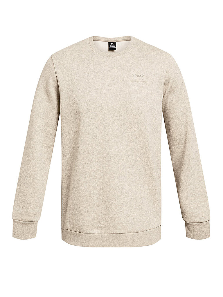 UNDER ARMOUR Herren Sweater UA Essential Fleece Crewneck camel | S