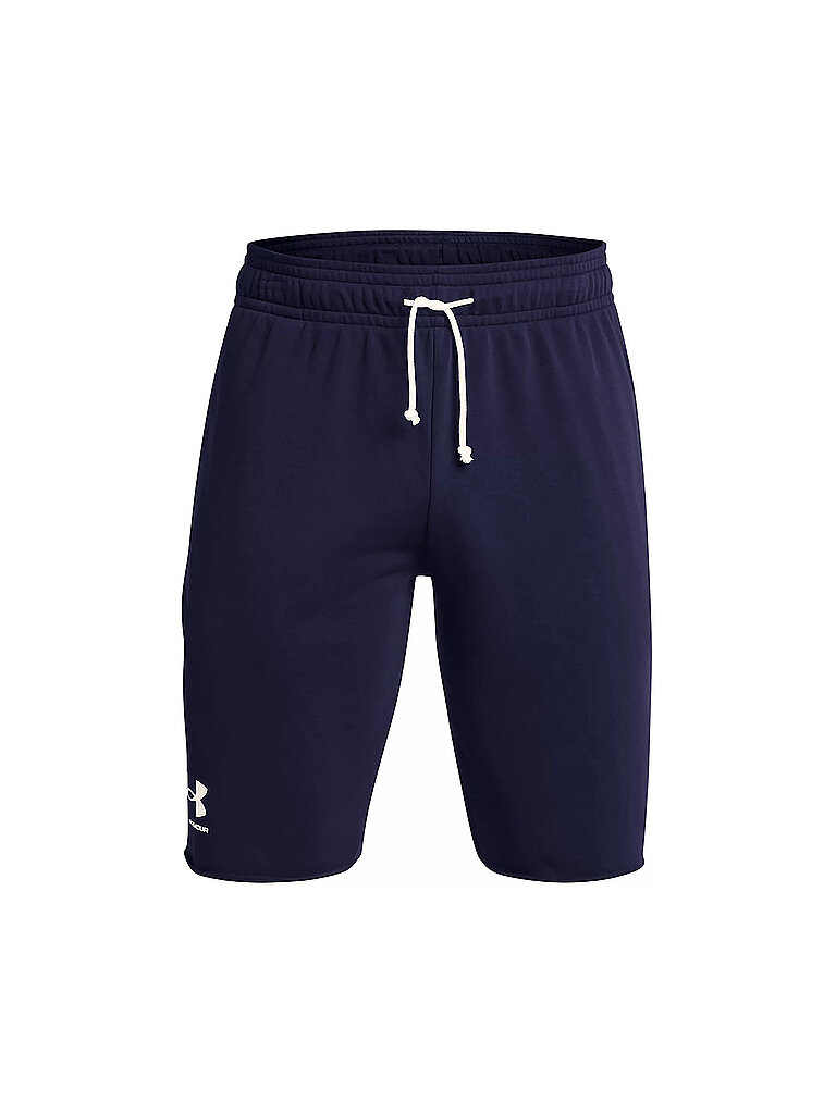 UNDER ARMOUR Herren Short UA Rival Terry dunkelblau | S