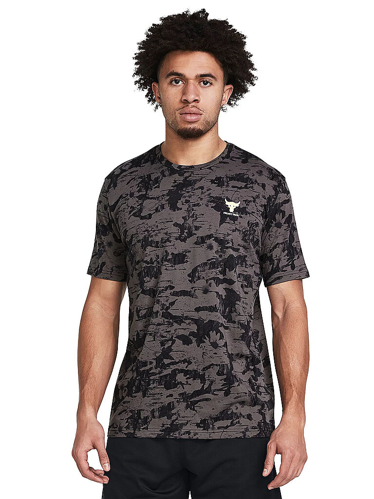 UNDER ARMOUR Herren T-Shirt Project Rock Payoff braun | S
