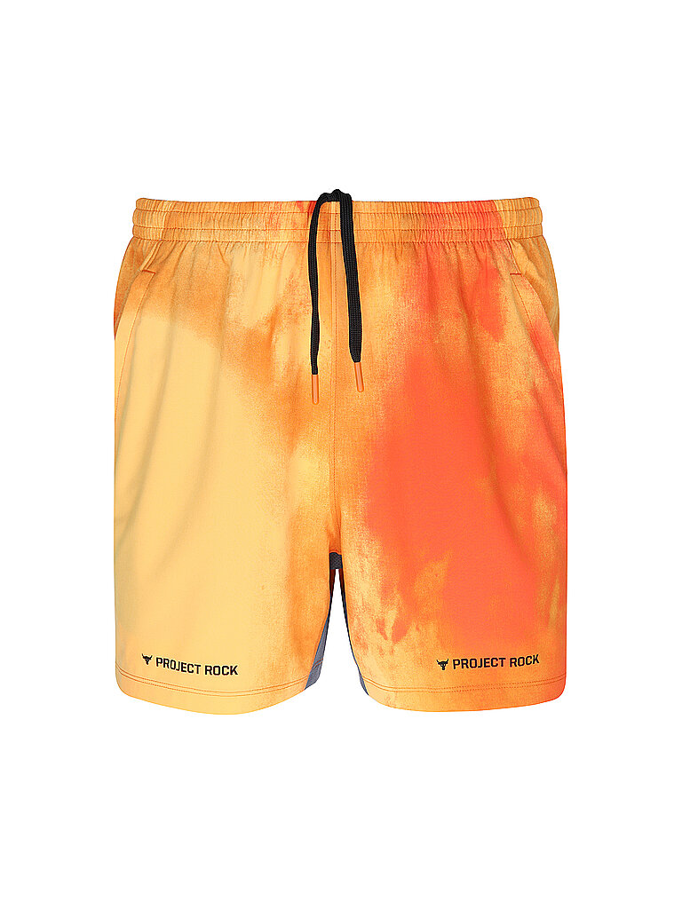 UNDER ARMOUR Herren Short UA Project Rock Ultimate orange | S