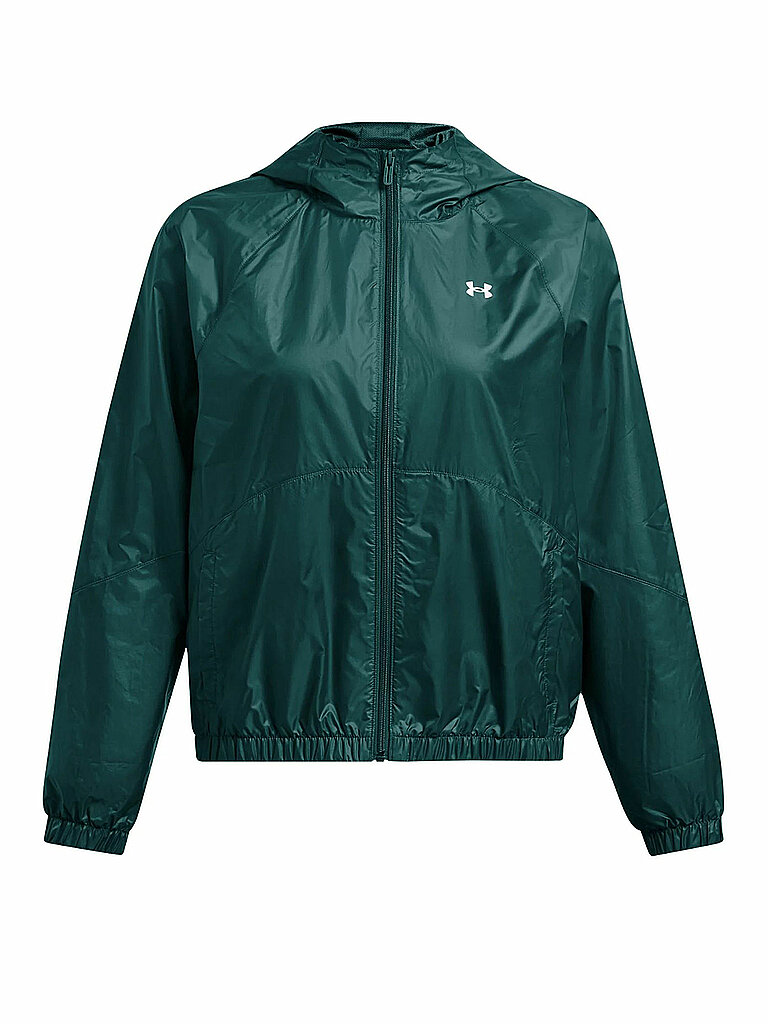 UNDER ARMOUR Damen Fitnessjacke UA SportStyle Windbreaker petrol | XS