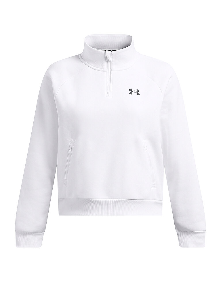 UNDER ARMOUR Damen Sweater Armour Fleece® Pro weiss | XS