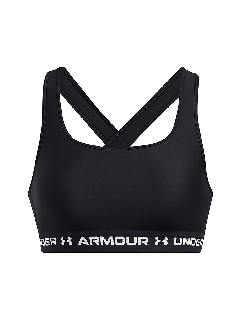 UNDER ARMOUR Damen Sport-BH Armour® Crossback Medium Support schwarz | XS