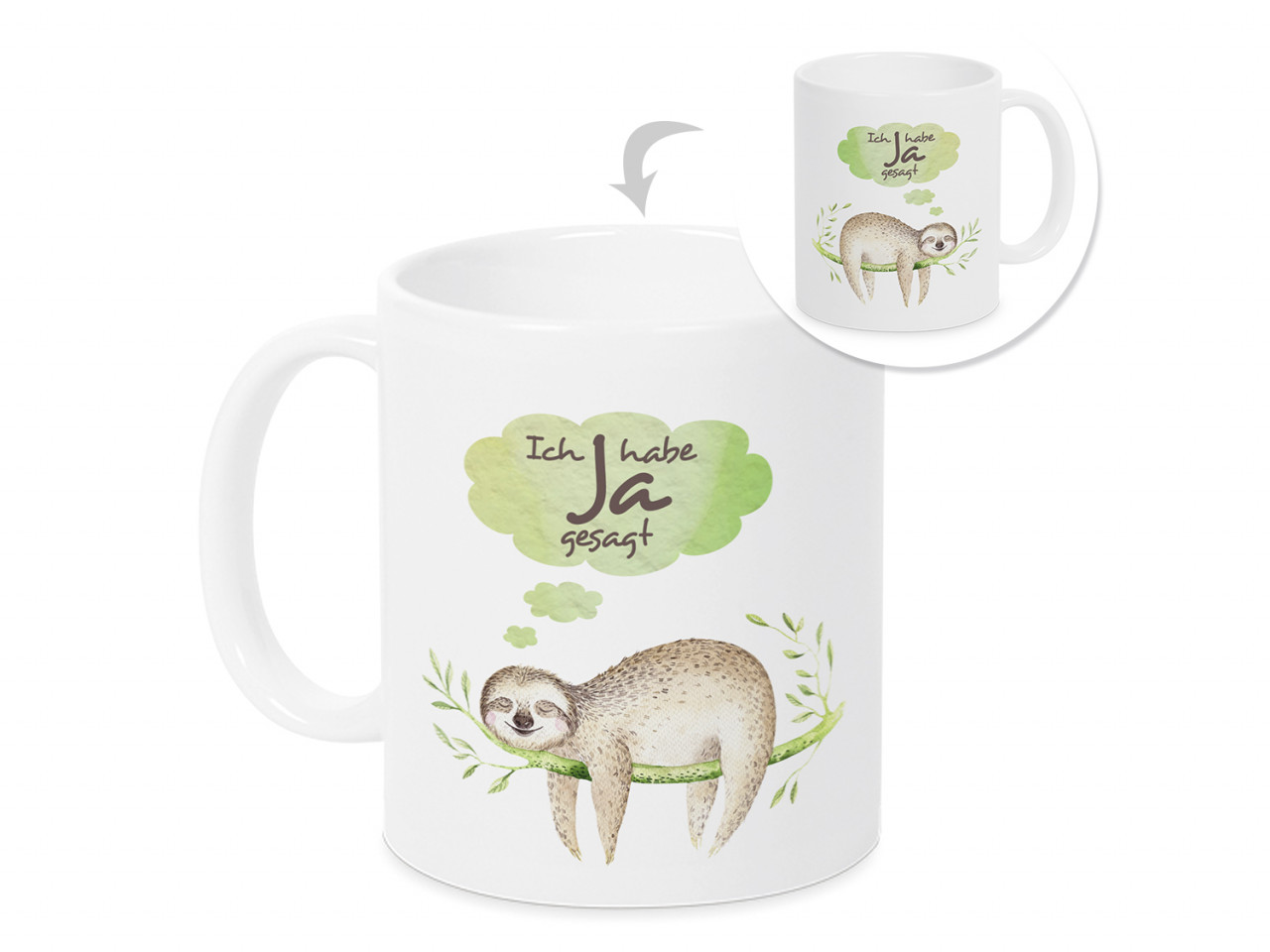 Tasse zur Hochzeit - Ich habe ja gesagt