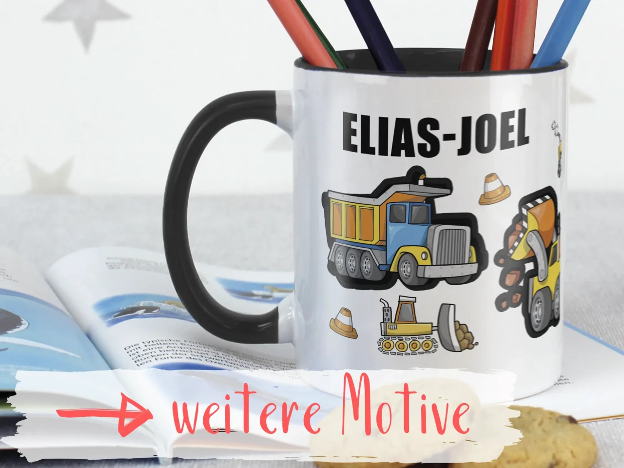 Tasse Kinder mit Namen, Namenstasse für Jungen