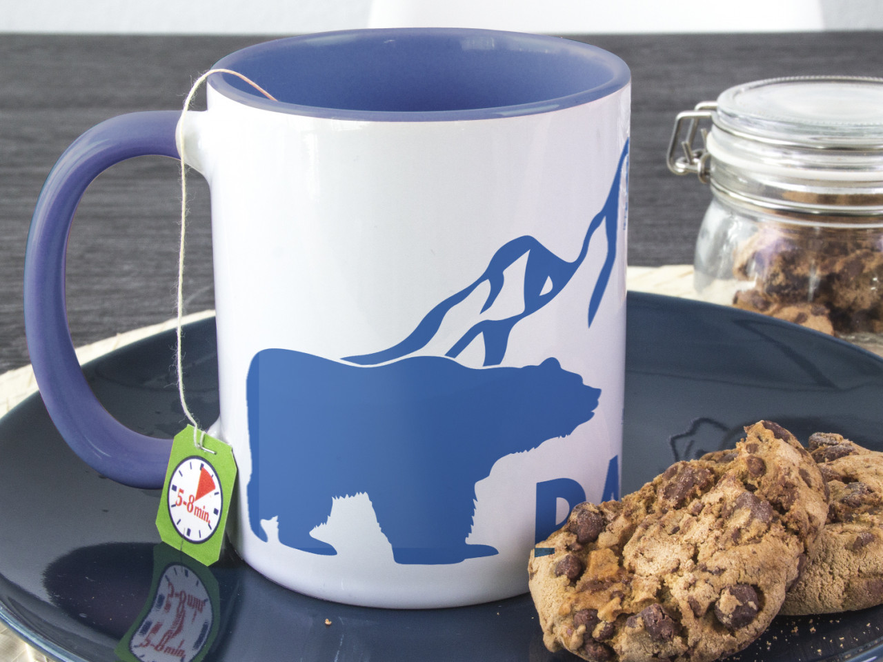 Tasse Vatertag, Geschenkidee Papabär