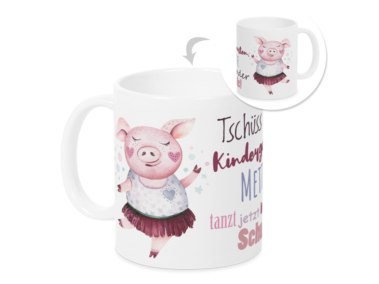 Tasse Einschulung Junge - Tschüss Kindergarten -...