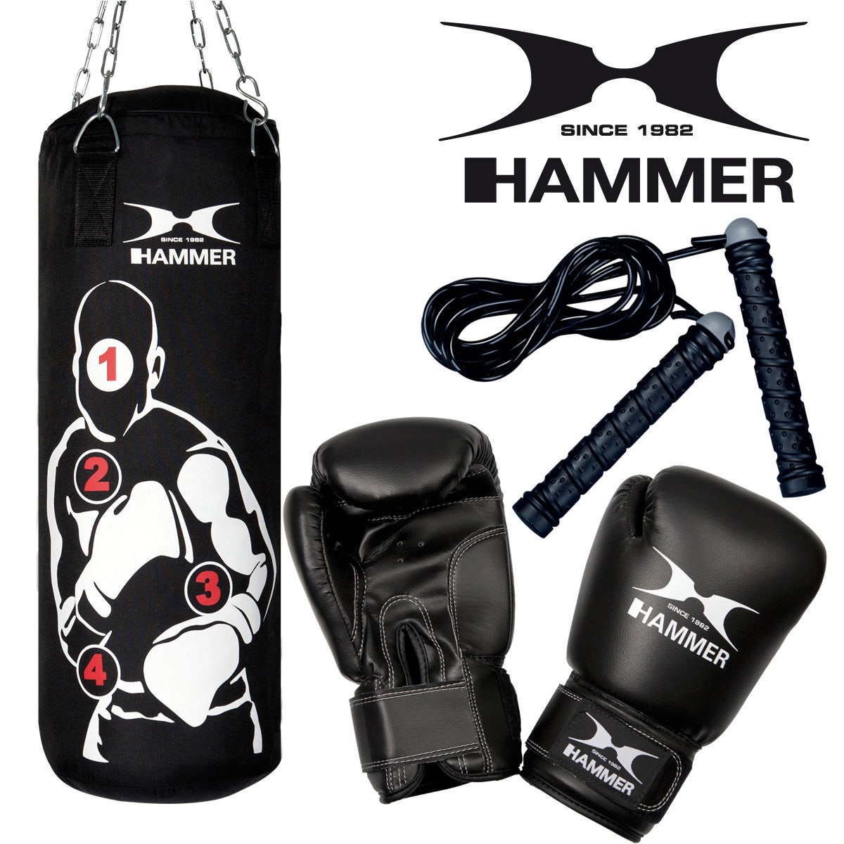 HAMMER BOXING Kit de Boxe Sparring Pro