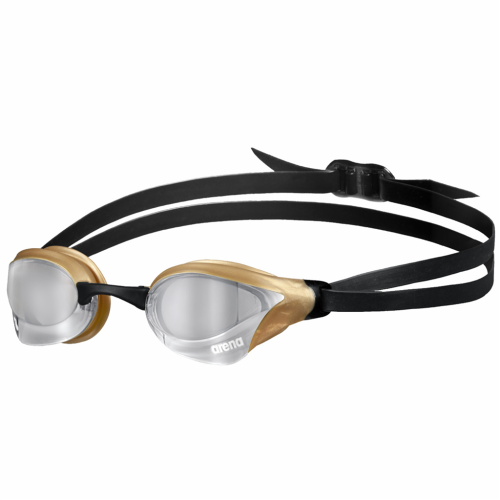 Arena Schwimmbrille Cobra Core Swipe Mirror silver/gold one size