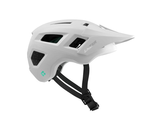 LAZER Unisex MTB Coyote KinetiCore Helm - matte full white