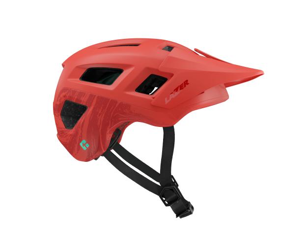 LAZER Unisex MTB Coyote KinetiCore Helm - matte tangerine