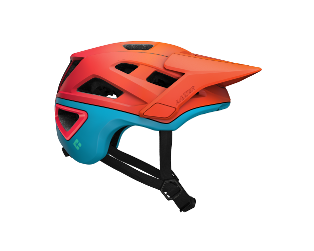 LAZER Unisex MTB Jackal KinetiCore Helm - matte sunset