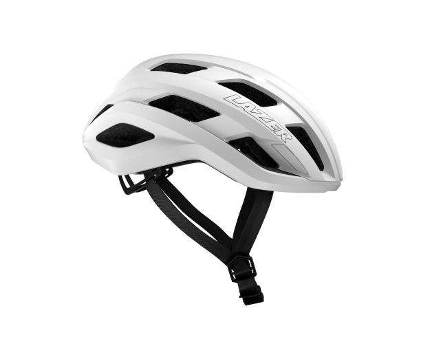 LAZER Unisex Road Strada KinetiCore Helm - matte full white