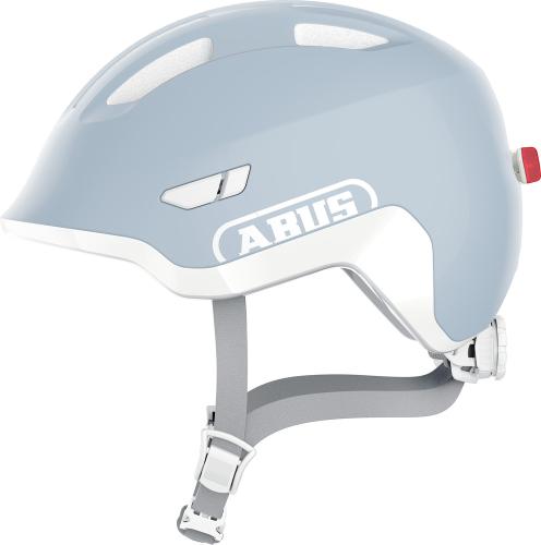 Abus Kinder Velohelm Smiley 3.0 ACE LED - pure aqua (Grösse: M (50-55 cm))
