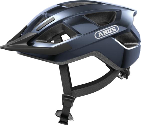 Abus Velohelm Aduro 3.0 LED - midnight blue (Grösse: S (51-55 cm))