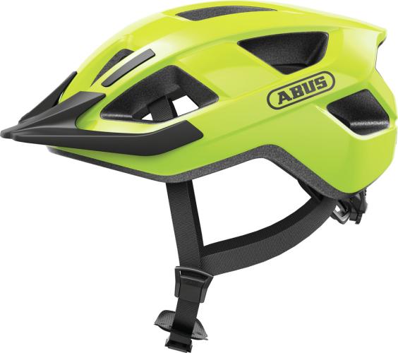 Abus Velohelm Aduro 3.0 LED - signal yellow (Grösse: M (52-58 cm))