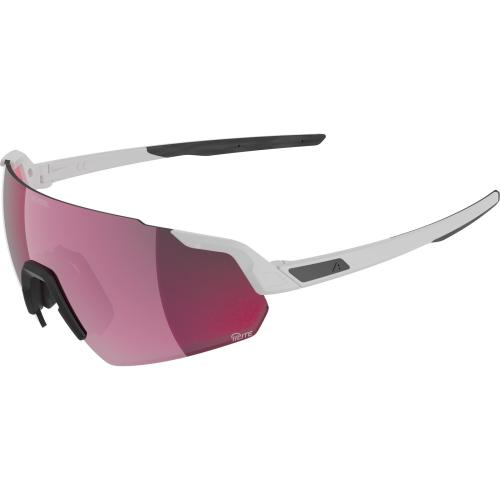 Alpina Turbo Air Q-Lite Sportbrille - white gloss, pink