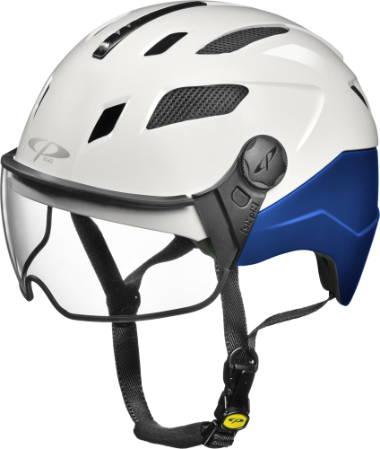 CP E-Bike Helm CHIMAYO visor clear - magic / maritime blue s.t. (Grösse: L (58-60))