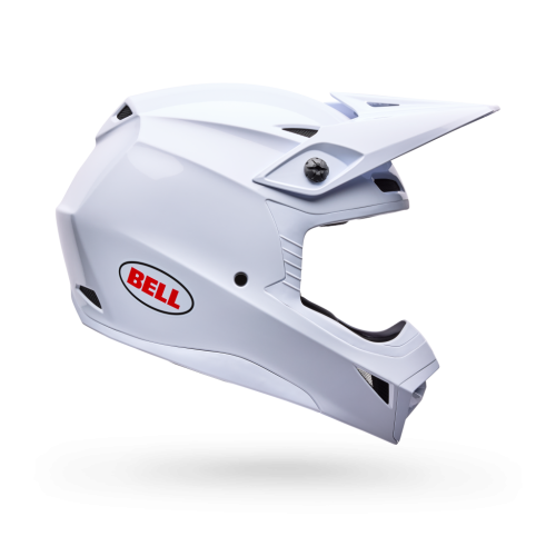 Bell Moto Yth Mx-10 Mips Solid Motocross Helm - weiss
